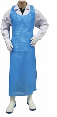 Antibakterielle Plastikschutzbleche auf einer Rolle, ärmellose blaue Wegwerfschutzbleche