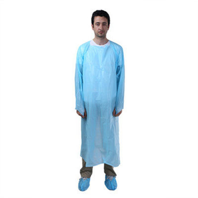 Breathable Wegwerf-CPE-Kleid, flüssige beständige Krankenhaus-Isolierungs-Kleider