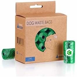 100 biologisch abbaubare Hundeheck-Taschen, biologisch abbaubare Katzenstreu-Abfall-Taschen