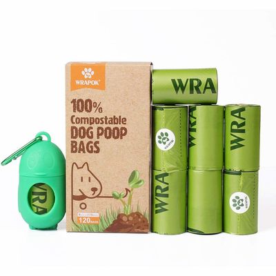 100% biologisch abbaubare Hundeabfall-Taschen-Nachfüllung Rolls mit Zufuhr-Kundenbezogenheits-Unterstützung