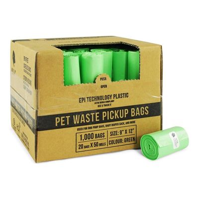 00% kompostierbare Hundeprodukte für Hundeheck-Taschen-große Leck-Beweis-Abfall-Tasche