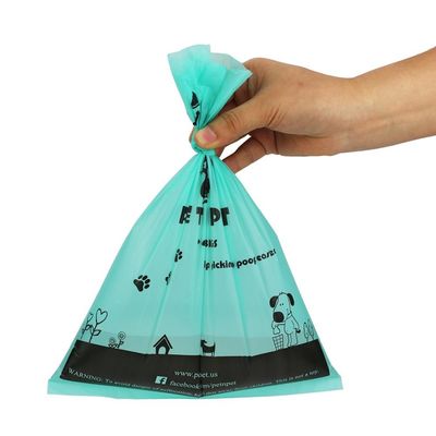 Wasserundurchlässige biologisch abbaubare Heck-Taschen-Hundeabfall-Drucktasche mit Zufuhr