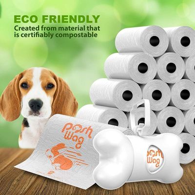 Biologisch abbaubarer Plastiktasche-Hundeabfallbehandlungs-Gebrauch mit Zufuhr
