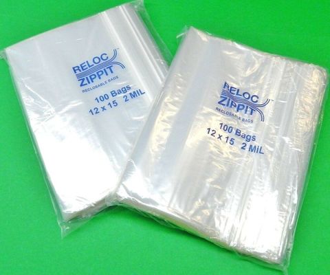 Feuchtigkeitsfeste Nahrungsmittelreißverschluss-Tasche, wiederversiegelbarer klarer Plastikzipverschluss-Beutel