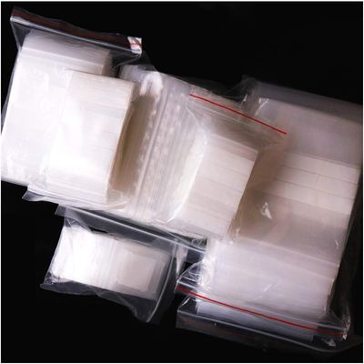 Transparente wasserdichte Taschen mit Reißverschluss/Plastikzipverschluss-Beutel für trockene Nahrung