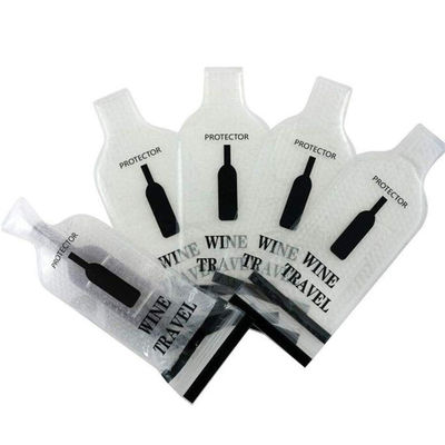 Recyclebare Luftpolsterfolie-Flaschen-Ärmel mit doppelter Reißverschluss-und Flausch-Dichtung