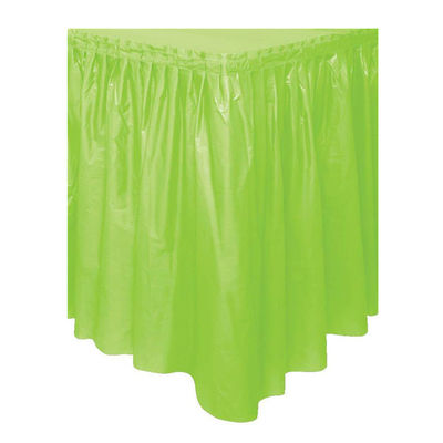 Kundenspezifische Farbwegwerfplastiktabellen-Röcke