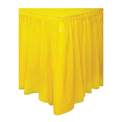 Kundenspezifische Farbwegwerfplastiktabellen-Röcke
