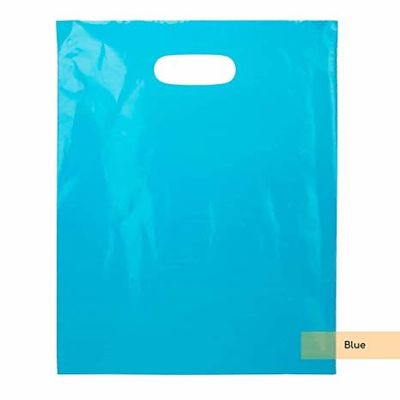 Wiederverwendbare kundengebundene Größe Plastikwegwerfweiß gestempelschnittene PET PO Einkaufstaschen mit Logo-Drucken