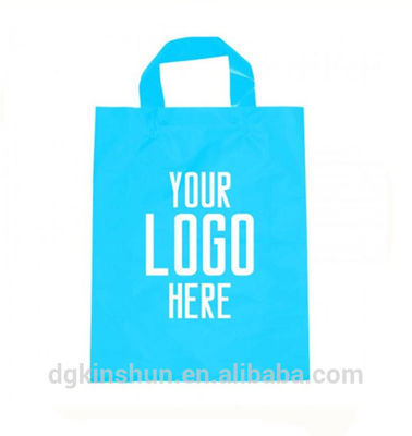 Kundengebundener Entwurf druckte kaufende Plastiktaschehandtaschen des weichen Schleifentragebeutels