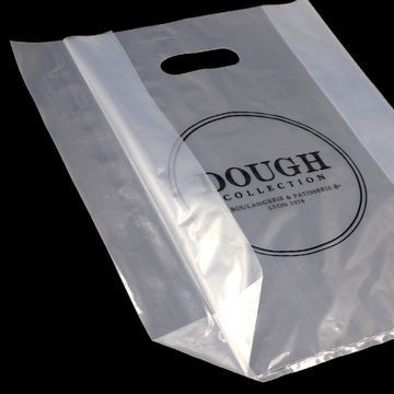 Polyäthylen-Plastikeinkaufstaschen fertigen Warentaschen mit eigenem Logo kundenspezifisch an