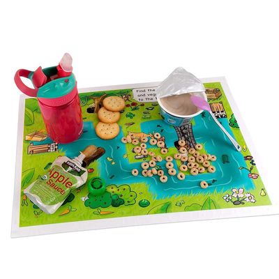 Wasser-beständige Wegwerftabellen-Matte, Mikrobe freies klebriges Plastikplacemats für Kleinkinder