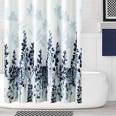 Walmart-Badezimmer-Polyester-Duschvorhang-Zwischenlage für Badezimmer-Luxusduschvorhang