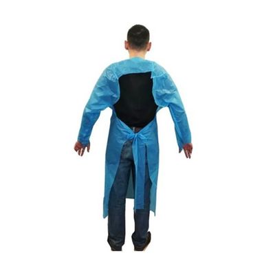 Blaue 2/5/10PCS Wegwerfschutzkleidung, medizinische Isolierungs-Kleider, blauer schützender Overall