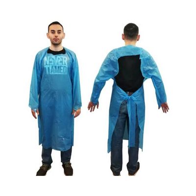 Blaue 2/5/10PCS Wegwerfschutzkleidung, medizinische Isolierungs-Kleider, blauer schützender Overall