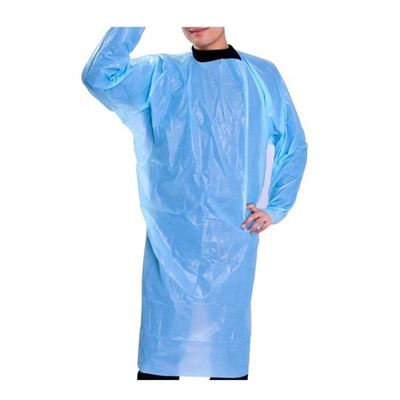 Wegwerfquarantäne-schützendes Kleid - volle Körper-Isolierungs-blaue Kleiderklage (Satz von 20)