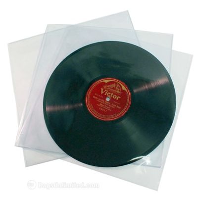 Vinyl 100 3 Mil. Klares schützendes LP-Plastikvinylbedeckt äußeres Ärmel-Rekordärmel-Album 12,75&quot; x 12,5“