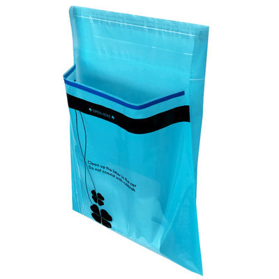 0.015mm Stärke-Plastikfahrzeug-Abfall-Tasche mit selbstklebendem Aufkleber