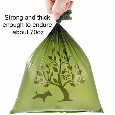 Hundeabfall-Taschen Eco freundliche kompostierbare, 100% biologisch abbaubare Plastikhundetaschen