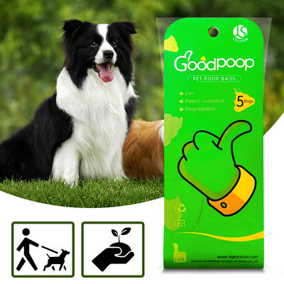 Neues Produkt-Plastikhundeheck-Abfall-Taschen, umweltfreundlicher Abfall-Daumen herauf Produkte für Hundeabfall