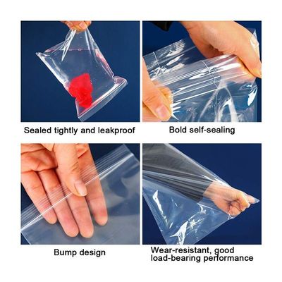 Wasserdichte Plastikreißverschluss-Nahrungsmittelspeicher-Taschen