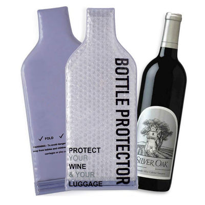 Nicht giftige PVCplastikwein-Flaschen-Luftpolsterfolie-Tasche 48×18CM/44×18CM/Sondergröße
