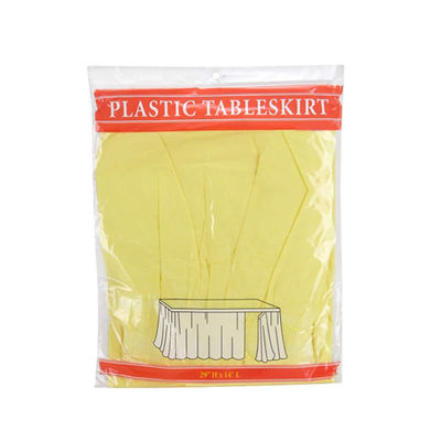 Geruchlose Wegwerfplastiktabelle umsäumt zum Nachtisch Tabellen-/Buffettisch-Dekoration