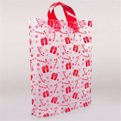 Kleineinkaufstasche für die Kinder, die besonders angefertigt werden, drucken Wegwerfplastikgeschenk-Tasche mit dem Griff, der einfach ist zu tragen