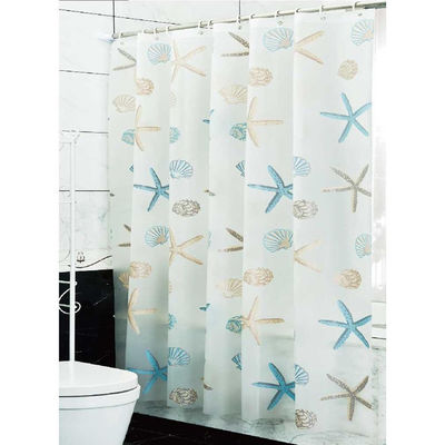 Wasserdichter PEVA-Duschvorhang für das Badezimmer-kundenspezifische Drucken verfügbar