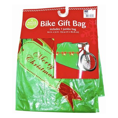 Riss-beständige bunte Plastikgeschenk-Verpackungs-Taschen, große Weihnachtsfahrrad-Tasche