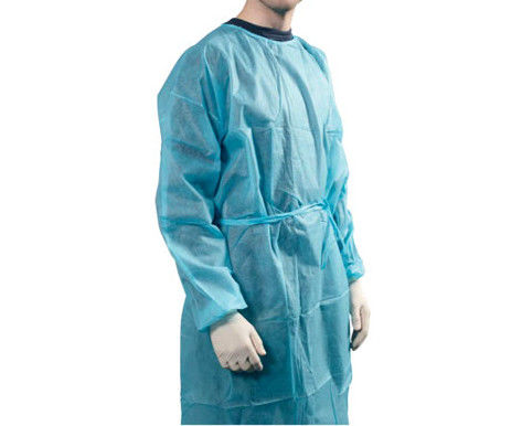Umweltfreundliches Wegwerf-CPE-Kleid mit Taillen-Bindungs-Schließung